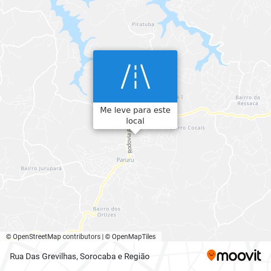 Rua Das Grevilhas mapa