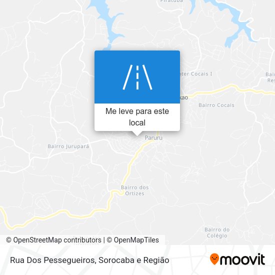 Rua Dos Pessegueiros mapa
