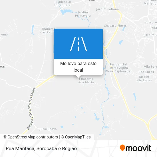 Rua Maritaca mapa