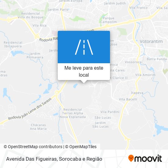 Avenida Das Figueiras mapa