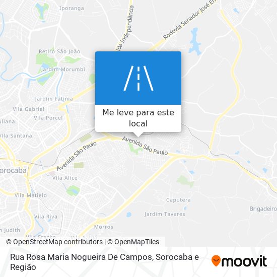 Rua Rosa Maria Nogueira De Campos mapa