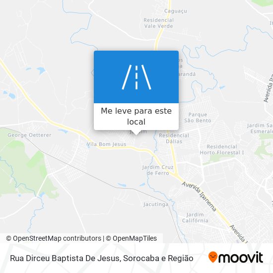 Rua Dirceu Baptista De Jesus mapa