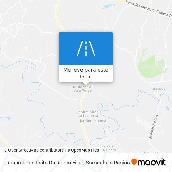 Rua Antônio Leite Da Rocha Filho mapa