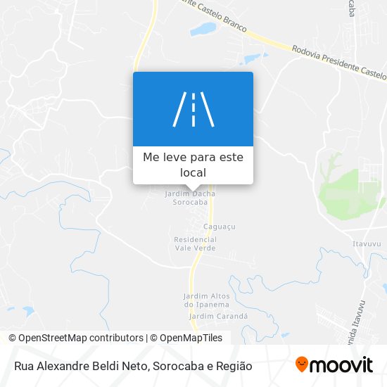 Rua Alexandre Beldi Neto mapa