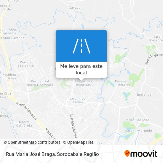 Rua Maria José Braga mapa