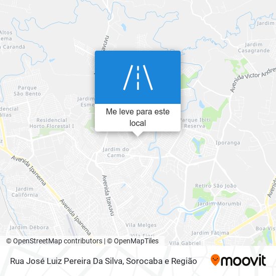 Rua José Luiz Pereira Da Silva mapa