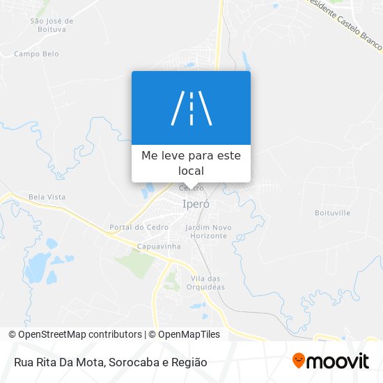 Rua Rita Da Mota mapa