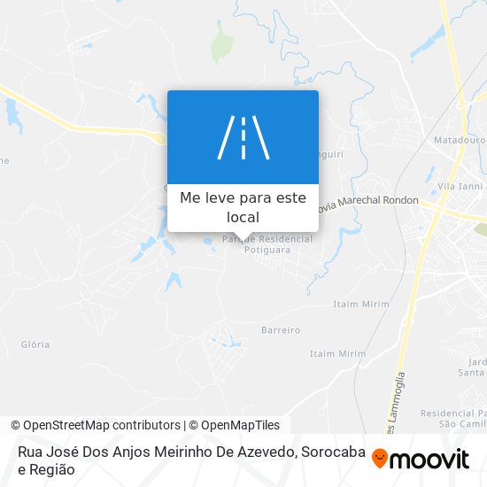 Rua José Dos Anjos Meirinho De Azevedo mapa