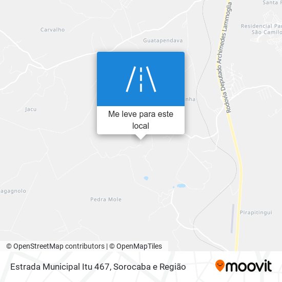 Estrada Municipal Itu 467 mapa