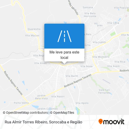 Rua Almir Torres Ribeiro mapa