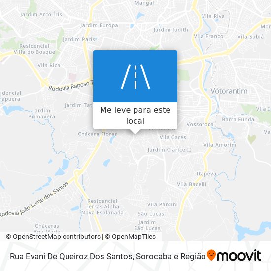 Rua Evani De Queiroz Dos Santos mapa