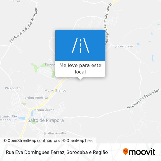 Rua Eva Domingues Ferraz mapa