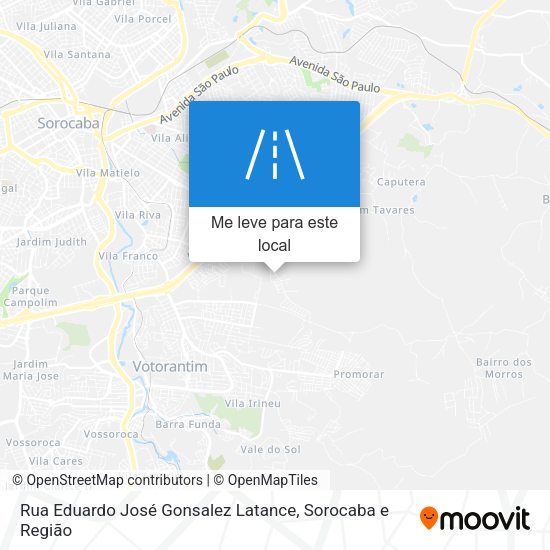 Rua Eduardo José Gonsalez Latance mapa