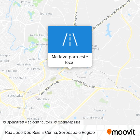 Rua José Dos Reis E Cunha mapa