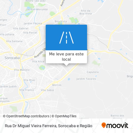 Rua Dr Miguel Vieira Ferreira mapa