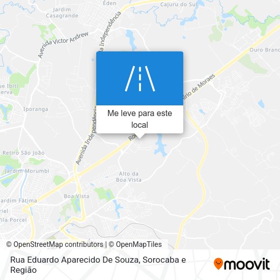 Rua Eduardo Aparecido De Souza mapa