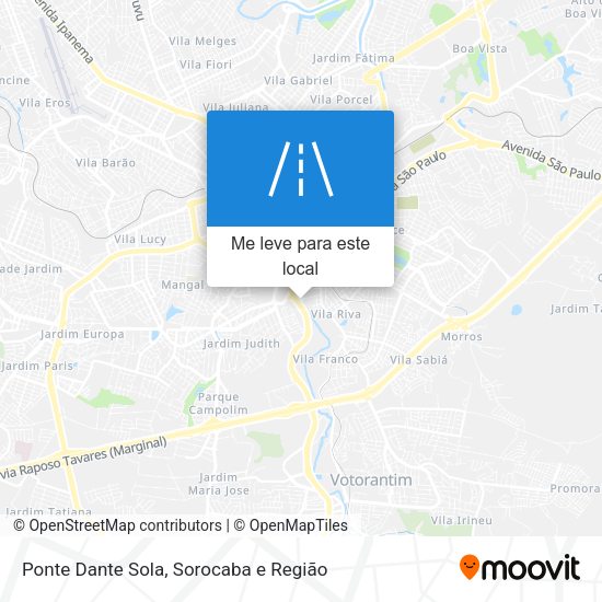 Ponte Dante Sola mapa