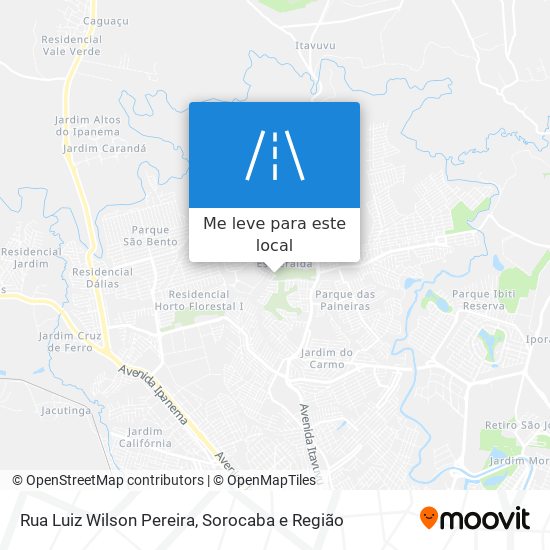 Rua Luiz Wilson Pereira mapa