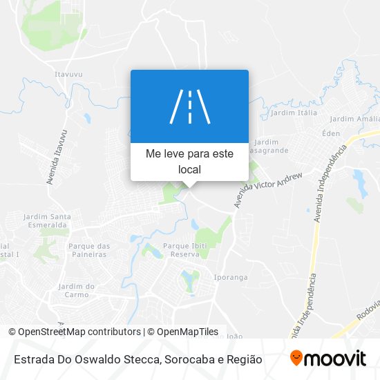 Estrada Do Oswaldo Stecca mapa