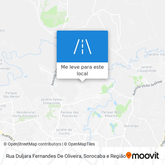 Rua Duljara Fernandes De Oliveira mapa