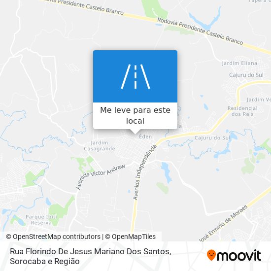 Rua Florindo De Jesus Mariano Dos Santos mapa