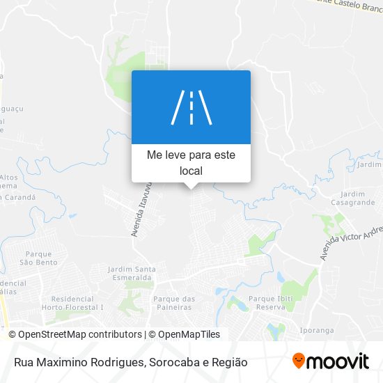 Rua Maximino Rodrigues mapa