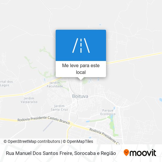 Rua Manuel Dos Santos Freire mapa