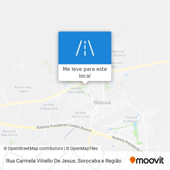 Rua Carmela Vitiello De Jesus mapa