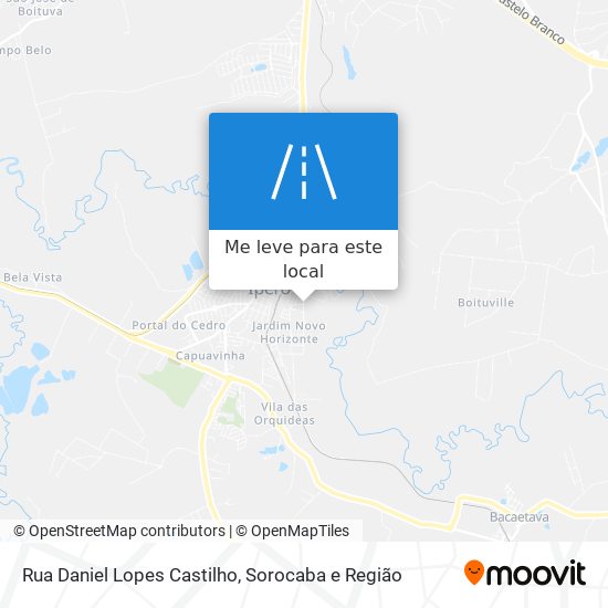 Rua Daniel Lopes Castilho mapa