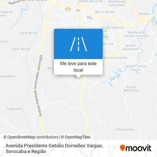 Avenida Presidente Getúlio Dornelles Vargas mapa