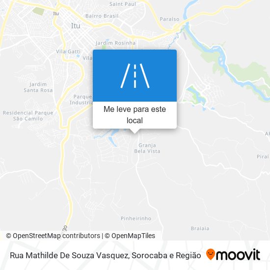 Rua Mathilde De Souza Vasquez mapa