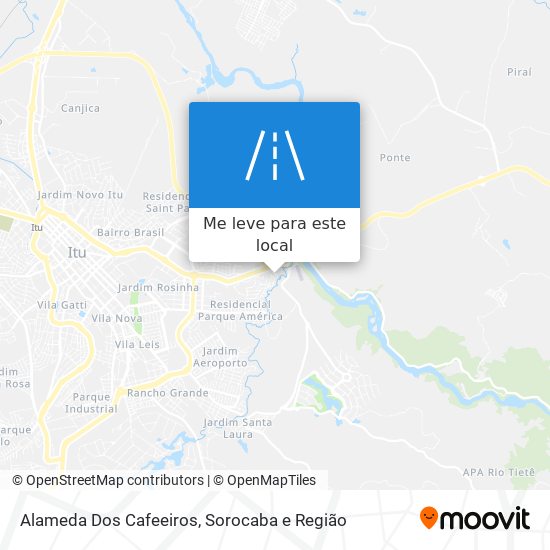 Alameda Dos Cafeeiros mapa