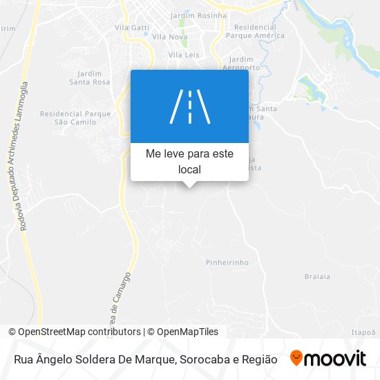 Rua Ângelo Soldera De Marque mapa