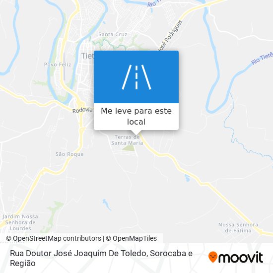 Rua Doutor José Joaquim De Toledo mapa