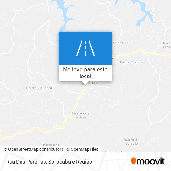 Rua Das Pereiras mapa