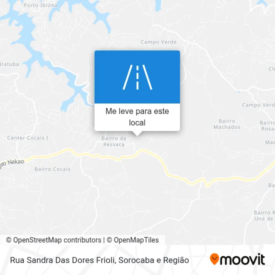 Rua Sandra Das Dores Frioli mapa