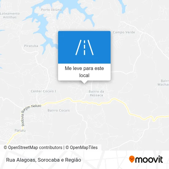 Rua Alagoas mapa