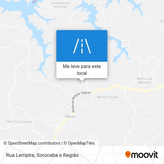Rua Lempira mapa
