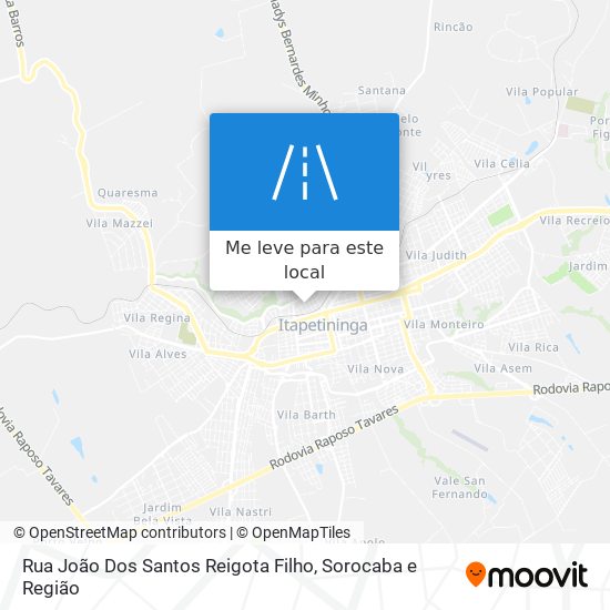 Rua João Dos Santos Reigota Filho mapa