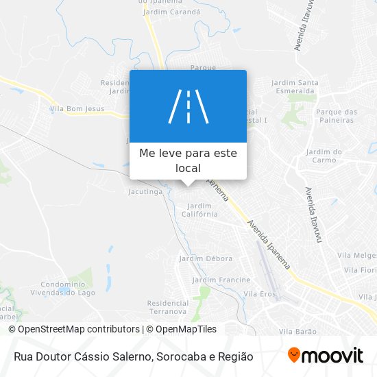 Rua Doutor Cássio Salerno mapa