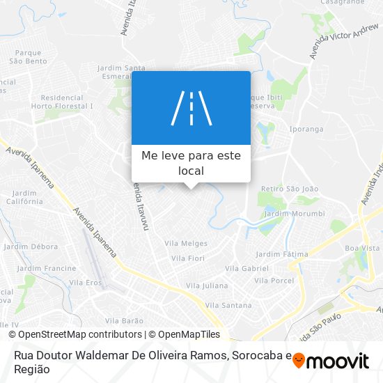 Rua Doutor Waldemar De Oliveira Ramos mapa