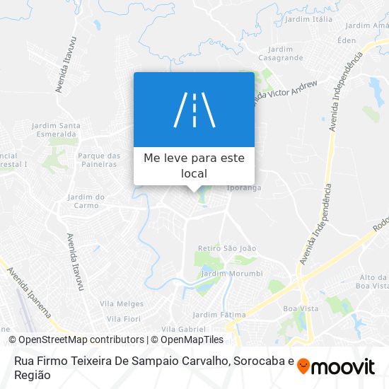 Rua Firmo Teixeira De Sampaio Carvalho mapa