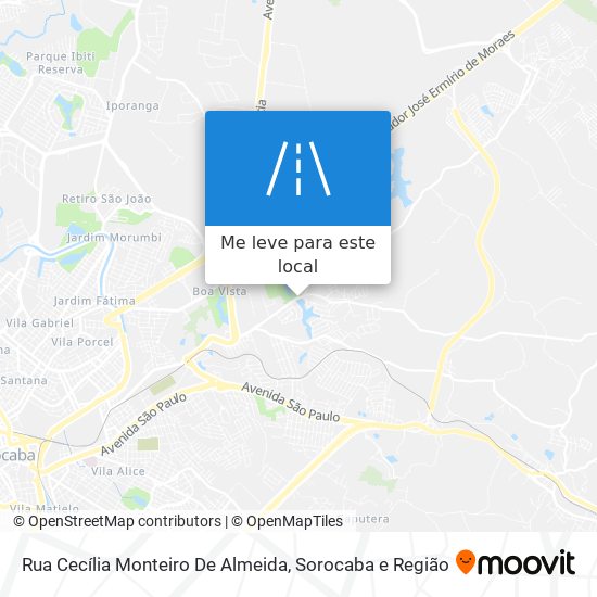 Rua Cecília Monteiro De Almeida mapa