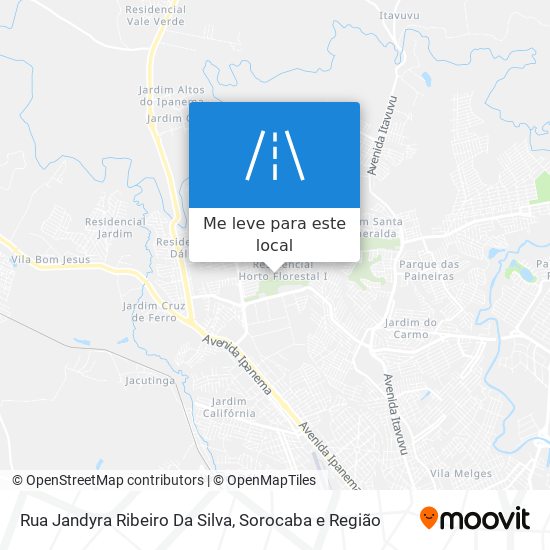 Rua Jandyra Ribeiro Da Silva mapa