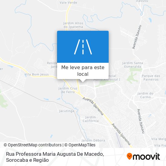 Rua Professora Maria Augusta De Macedo mapa