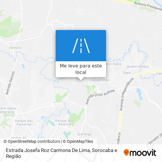 Estrada Josefa Roz Carmona De Lima mapa