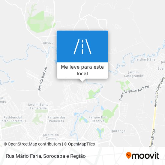 Rua Mário Faria mapa