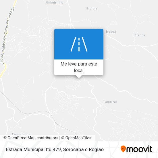 Estrada Municipal Itu 479 mapa
