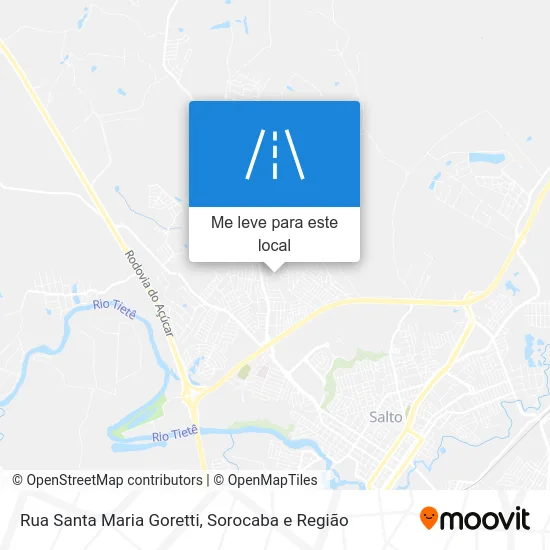 Rua Santa Maria Goretti mapa