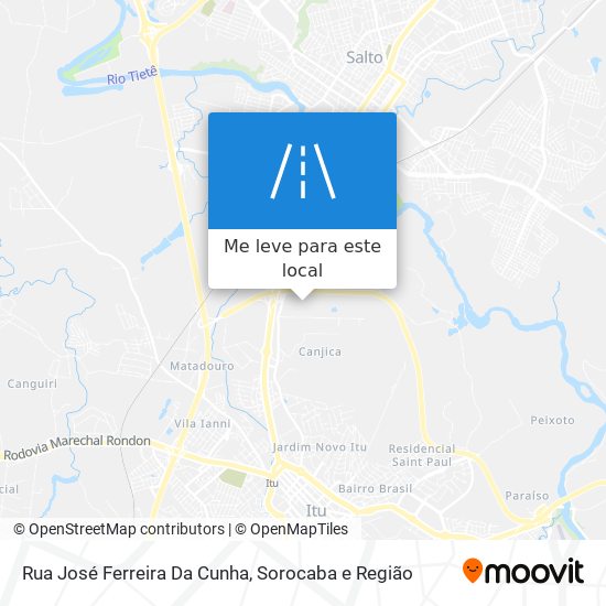 Rua José Ferreira Da Cunha mapa